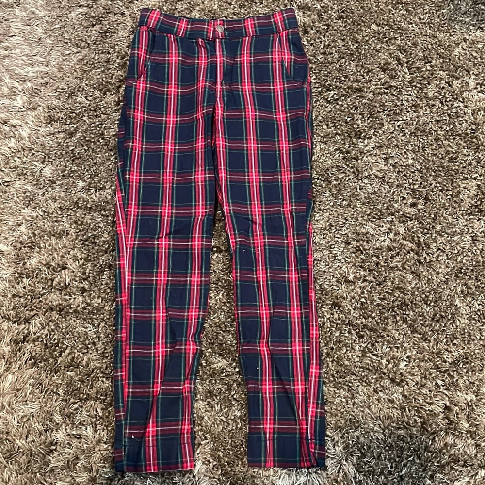 Hollister mom style plaid pants